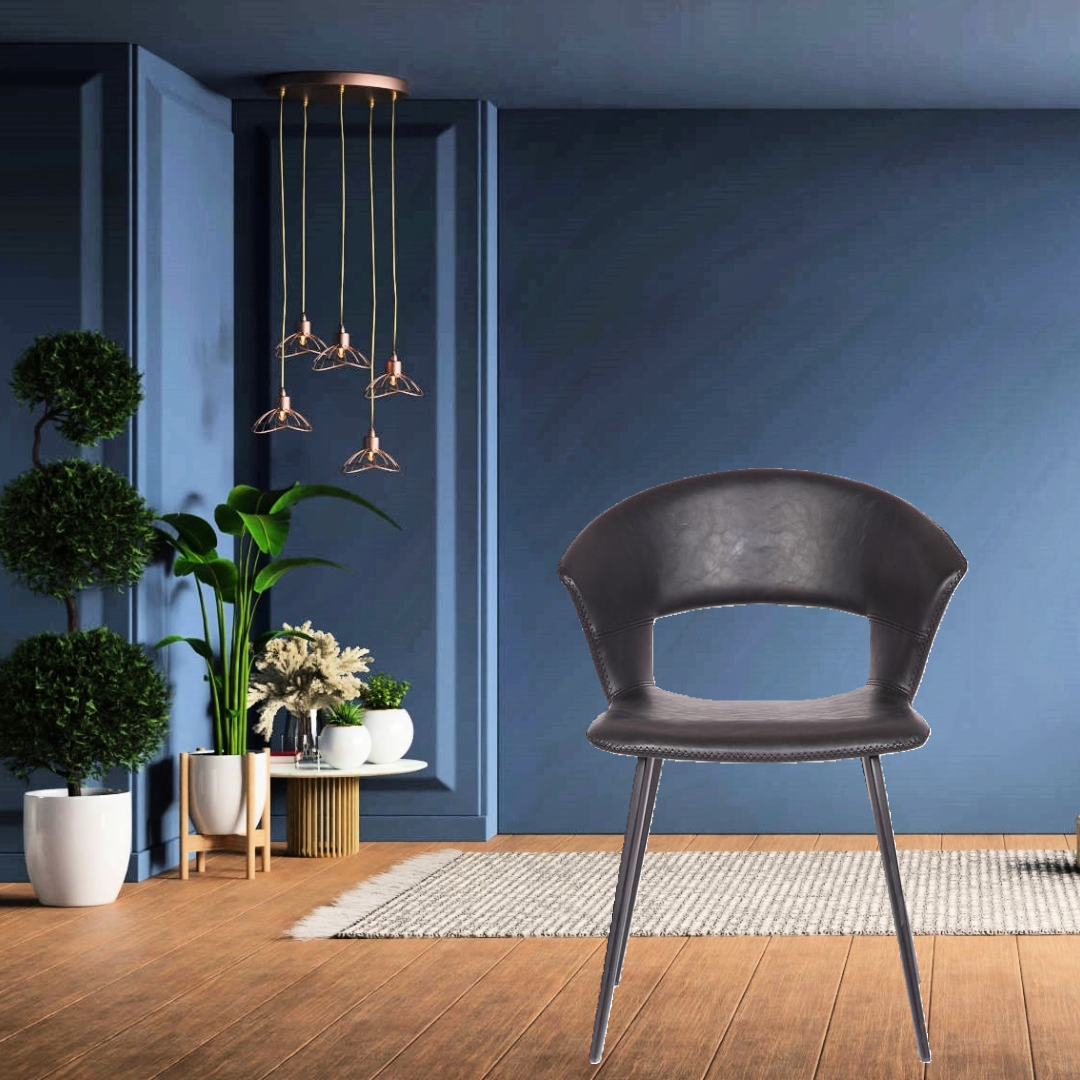 House of Sander stol Tora – sort.