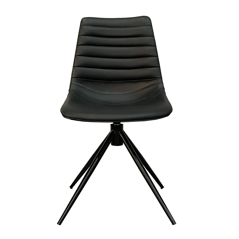 Hundevad & Co Selma stol, Okse LÆDER sort.