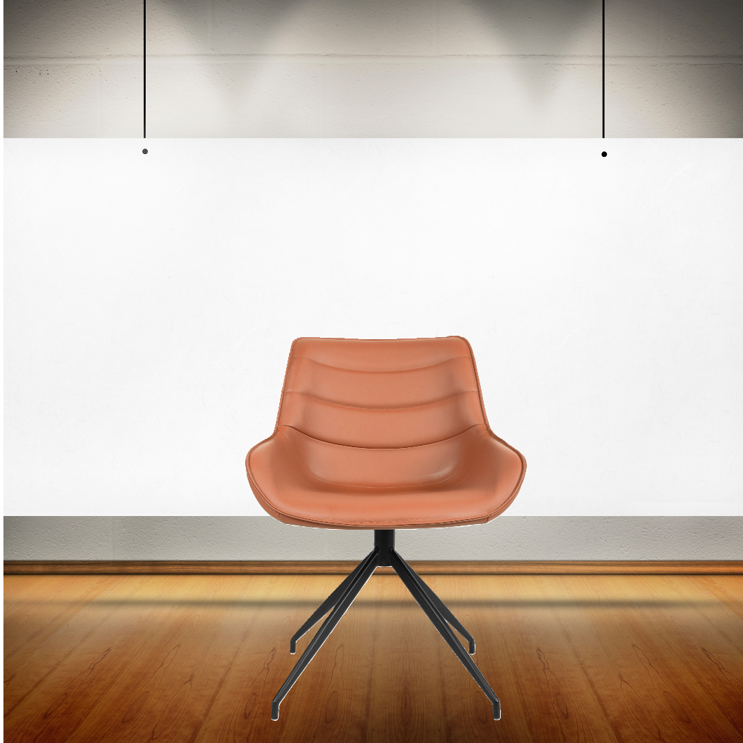 Hundevad Spisestol Alma med  cognac okse LÆDER