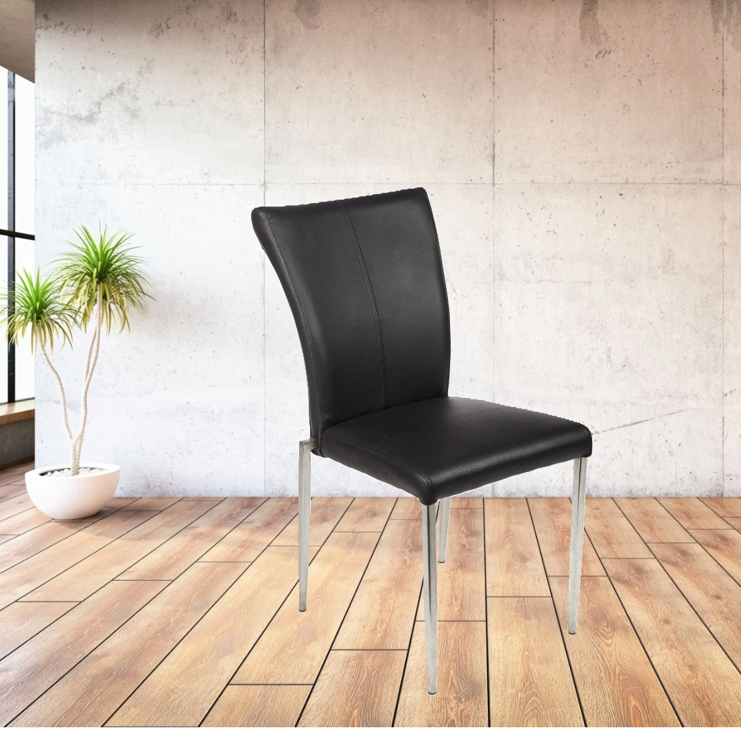 Hundevad Spisebordsstol model E-40C i Læder.