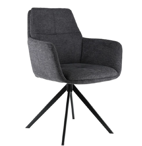 Hundevad Lexi stol, Grå stof.