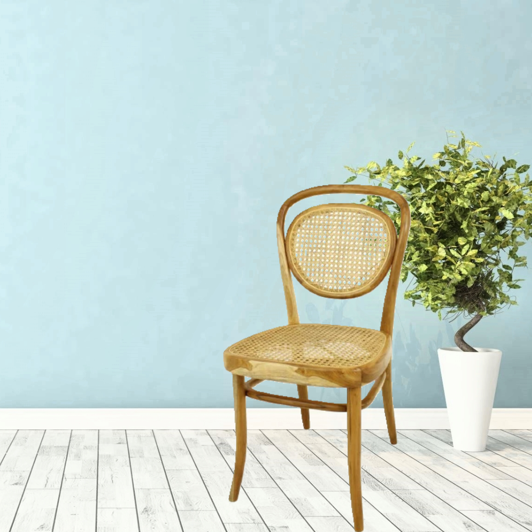 Kolding stol i Træ og flet.