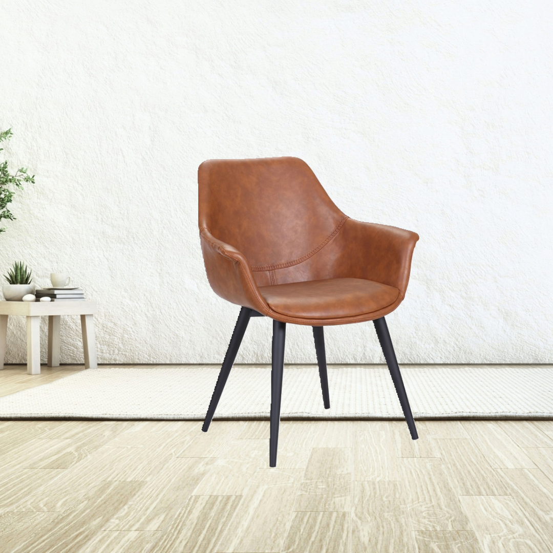 House of Sander Signe spisebordsstol, cognac.