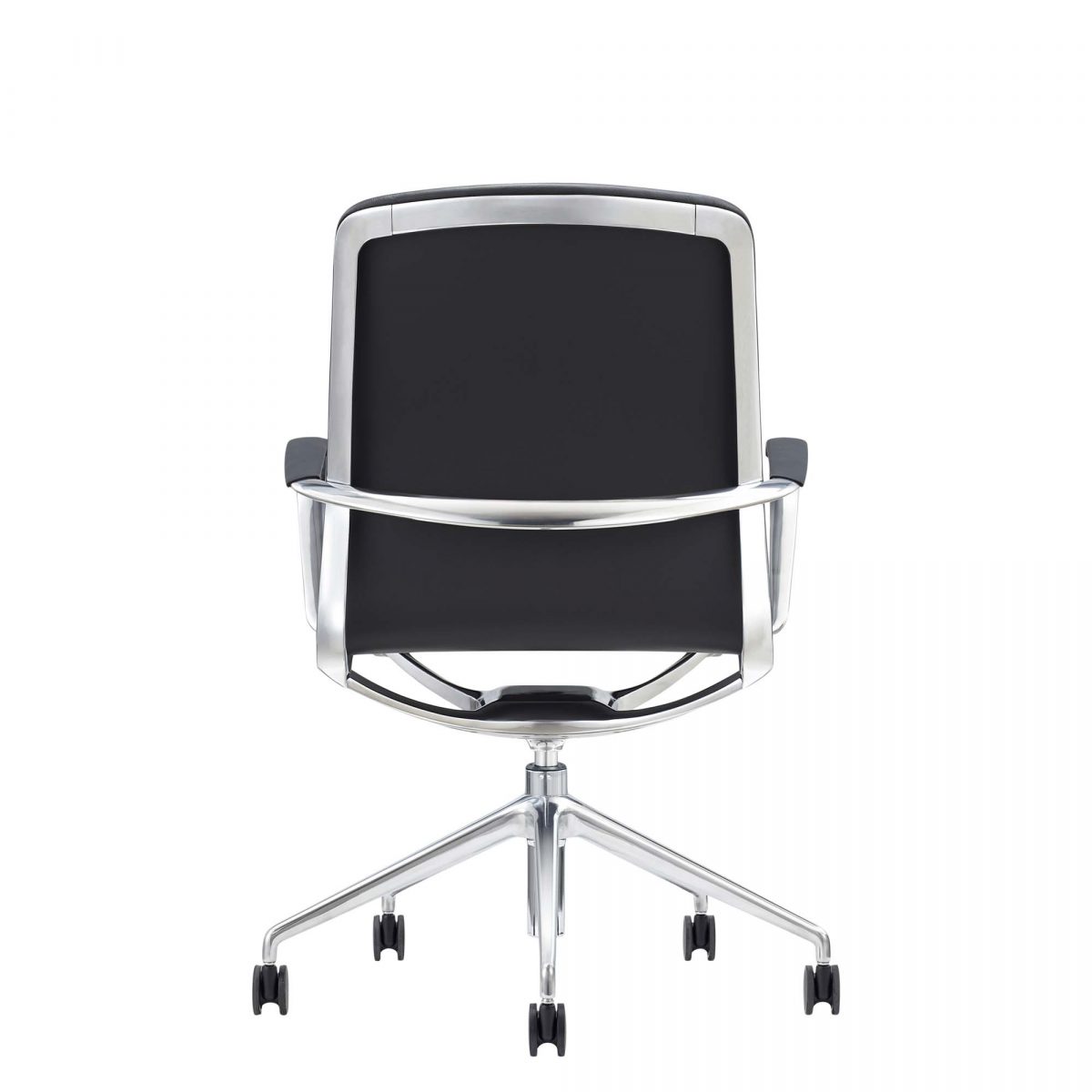 Kontorstol ELC Nola i sort læder