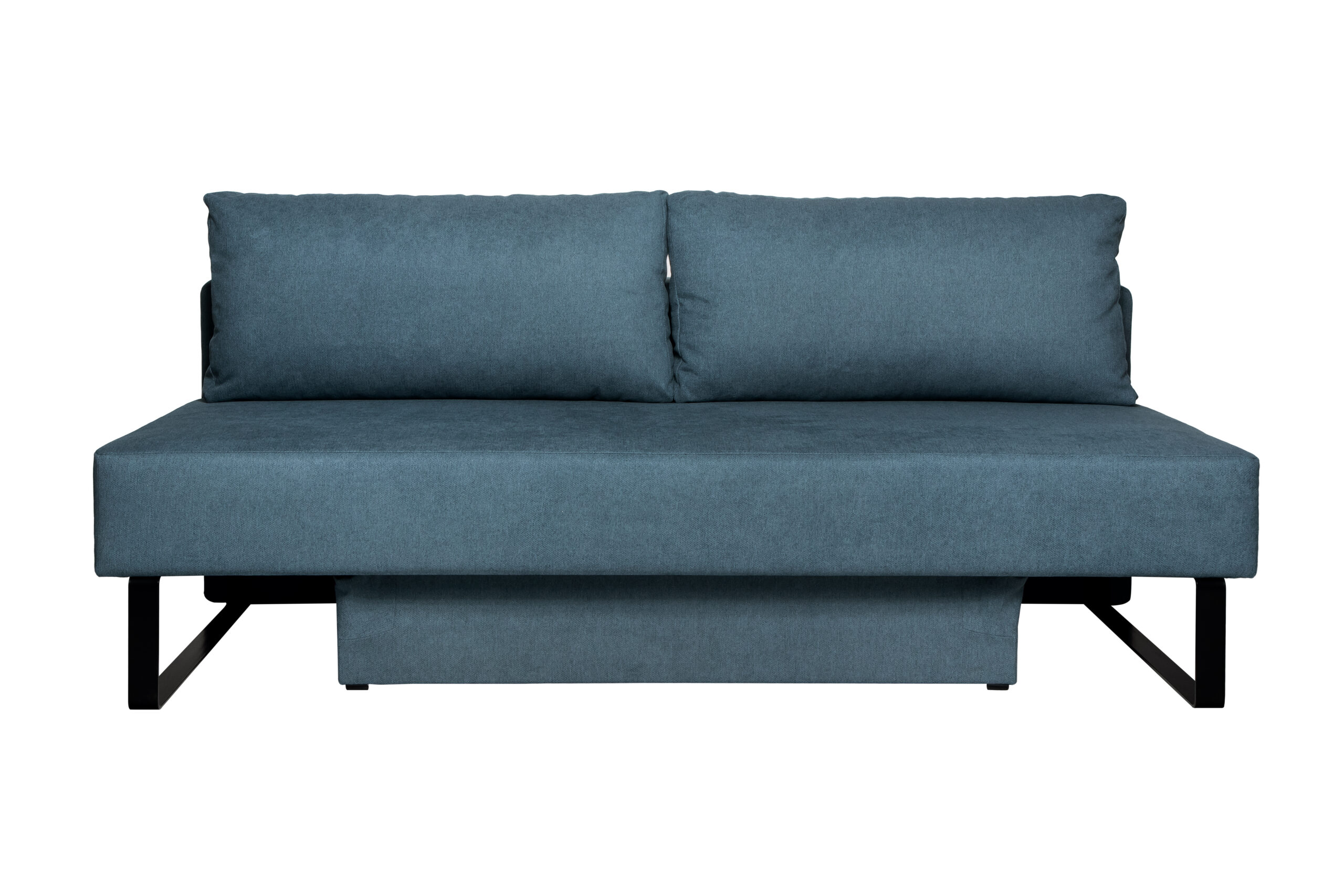 Sommer sovesofa blå, medium hårdhed.