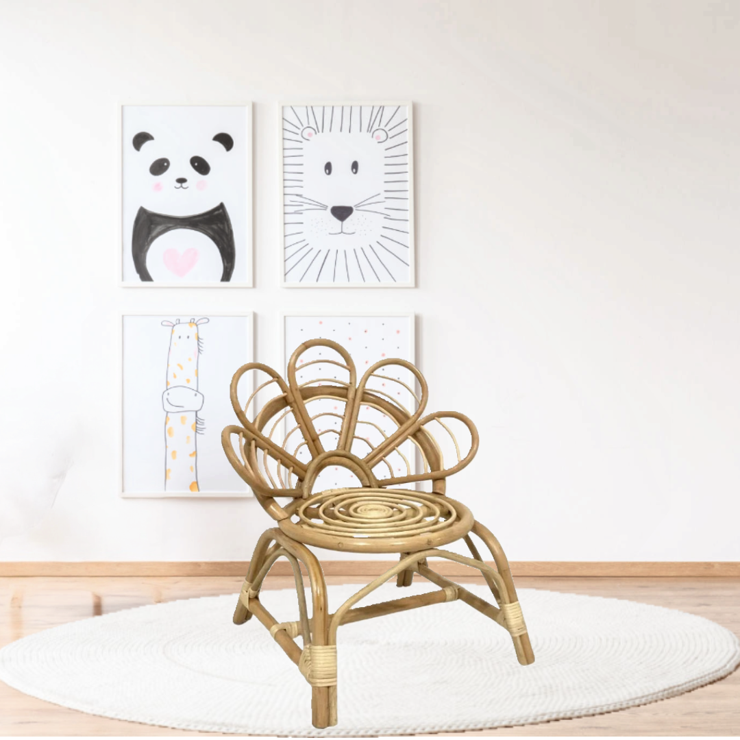 Hundevad Rigmor Bambus stol til Børn