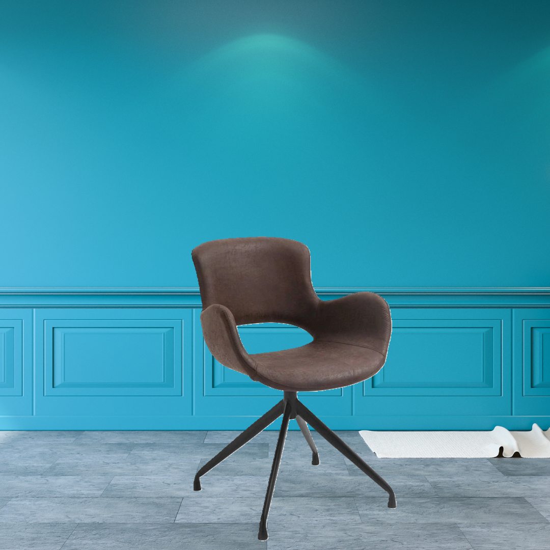 House of Sander Luna spisebordsstol mørkebrun