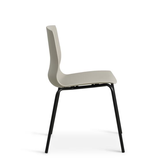 Lexpo Plast stol Liv stone/Sort