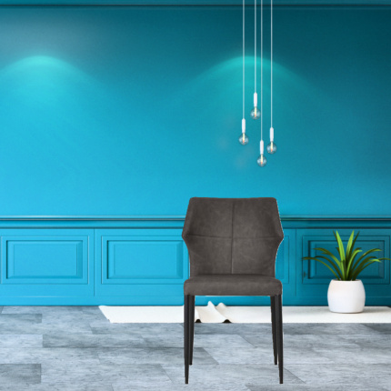 House of Sander Runa spisebordsstol, antracit grå