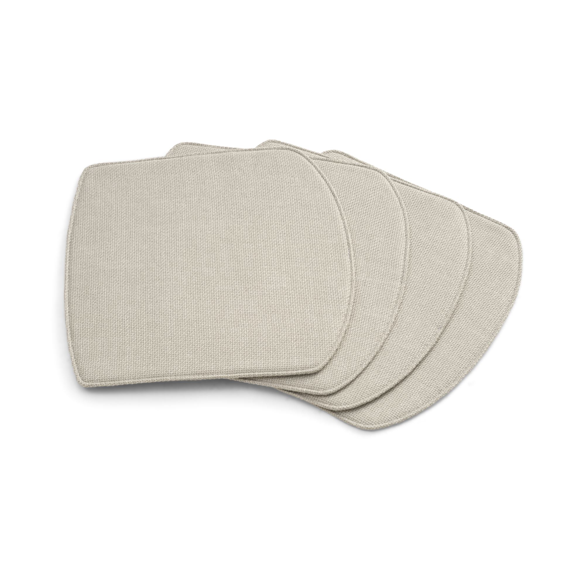 Lexpo Liv sædehynder Bjorn stof, varm grå (sæt med 4)