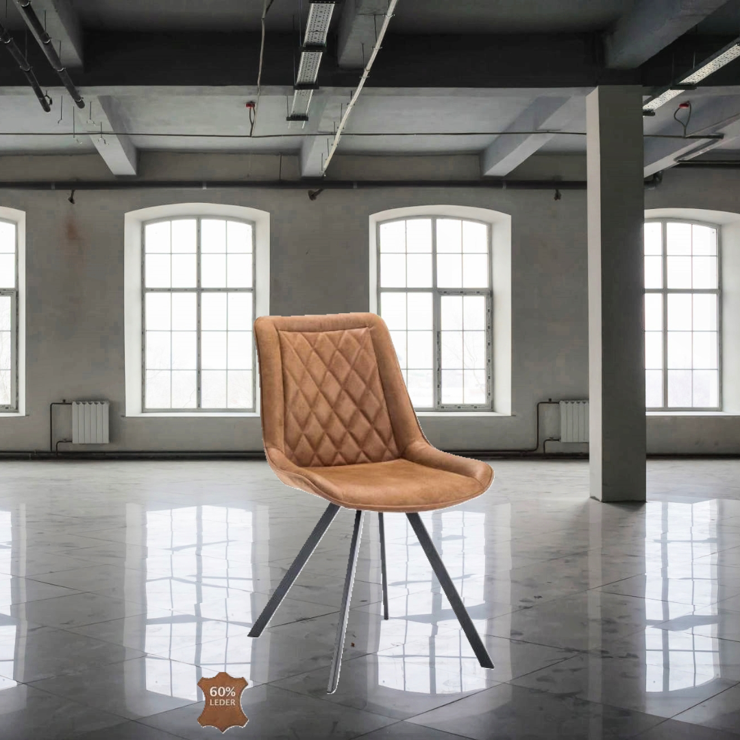 Lexpo Julie spisestuestol, mikrolæder kamel